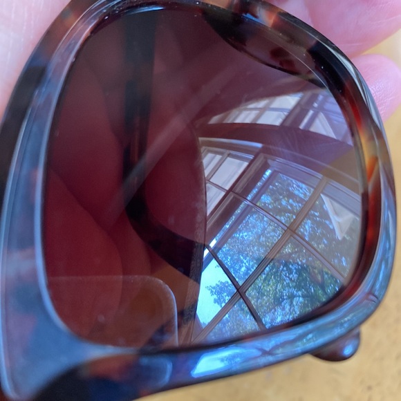 PRADA sunglasses SPR 16P NAG BROWN TEAL 140mm pre-owned, with case - Picture 7 of 13